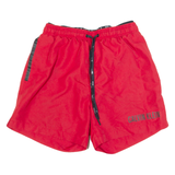 CALVIN KLEIN Mesh Lined Mens Swimming Shorts Red Relaxed M W26