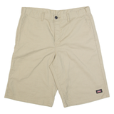 DICKIES Mens Workwear Shorts Beige M W34