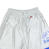 WILSON SHS Womens Sports Shorts Silver Relaxed 90s 2XL W30