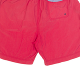 TOMMY HILFIGER Mens Swimming Shorts Red Relaxed 2XL W34
