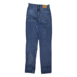 LEVI'S High Rise BIG E Womens Jeans Blue Slim Straight Stone Wash W27 L31