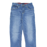 LEVI'S 514 Boys Jeans Blue Regular Straight Stone Wash W29 L31