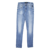 REPLAY Mens Jeans Blue Slim Straight Stone Wash W29 L32