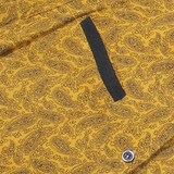 Womens Printed Blouse Gold Long Sleeve Paisley S