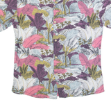 PULL & BEAR Womens Printed Blouse Purple Floral M