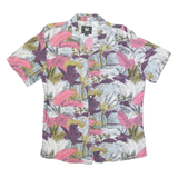 PULL & BEAR Womens Printed Blouse Purple Floral M