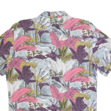 PULL & BEAR Womens Printed Blouse Purple Floral M