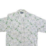 Womens Printed Blouse Purple Floral M