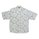 Womens Printed Blouse Purple Floral M