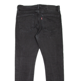 LEVI'S 510 Jeans Mens Black Slim Skinny W32 L27