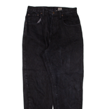 CALVIN KLEIN Womens Jeans Black Regular Tapered W30 L30