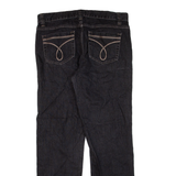CALVIN KLEIN JEANS Womens Jeans Black Slim Straight W32 L28