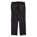 CALVIN KLEIN JEANS Womens Jeans Black Slim Straight W32 L28