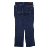 LAUREN RALPH LAUREN Womens Jeans Blue Regular Straight W32 L28