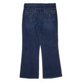 CALVIN KLEIN JEANS Womens Jeans Blue Regular Flared W34 L28