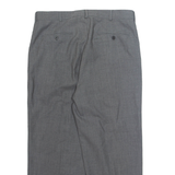 FEIN-KALLER Chino Mens Trousers Grey Regular Straight W36 L21