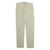 PIERRE CARDIN Mens Trousers Beige Regular Tapered W30 L32