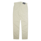 PIERRE CARDIN Mens Trousers Beige Regular Tapered W30 L32