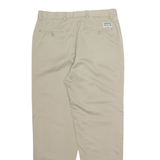 ANGELO-LITRICO Chino Mens Trousers Beige Regular Straight W34 L32