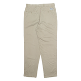 ANGELO-LITRICO Chino Mens Trousers Beige Regular Straight W34 L32