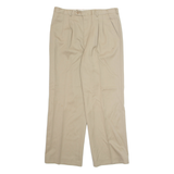 Chino Mens Trousers Beige Regular Straight W32 L29