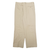 Chino Mens Trousers Beige Regular Straight W32 L29