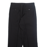Chino Workwear Mens Trousers Black Regular Straight W32 L29