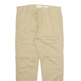 CALVIN KLEIN Chino Mens Trousers Beige Regular Tapered W36 L31