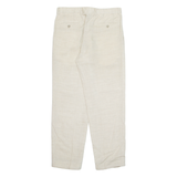 JOHN SLIM Chino Workwear Mens Trousers Cream Regular Straight W34 L30