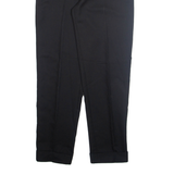 MANHATTAN CLUB Chino Workwear Mens Trousers Black Regular Straight W34 L32