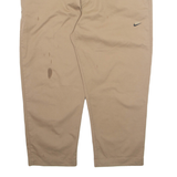 NIKE Mens Trousers Beige Regular Tapered W38 L25