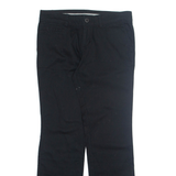 NIKE Chino Womens Trousers Black Regular Straight W30 L30