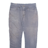 LEVI'S Womens Trousers Grey Regular Tapered W34 L32