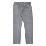 LEVI'S 511 Jeans Mens Grey Slim Straight W33 L30