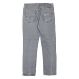 LEVI'S 511 Jeans Mens Grey Slim Straight W33 L30
