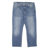 LEVI'S 514 Jeans Mens Blue Slim Straight Stone Wash W38 L28