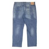 LEVI'S 514 Jeans Mens Blue Slim Straight Stone Wash W38 L28