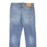 LEVI'S 502 Jeans Mens Blue Regular Tapered Stone Wash W31 L32
