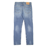LEVI'S 502 Jeans Mens Blue Regular Tapered Stone Wash W31 L32