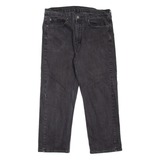 LEVI'S 505 Jeans Mens Black Regular Straight W36 L24