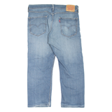 LEVI'S 505 Jeans Mens Blue Regular Straight Stone Wash W36 L24