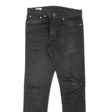 LEVI'S 512 BIG E Jeans Mens Black Slim Tapered W31 L32