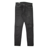 LEVI'S 512 BIG E Jeans Mens Black Slim Tapered W31 L32