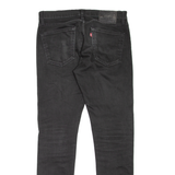 LEVI'S 512 BIG E Jeans Mens Black Slim Tapered W31 L32