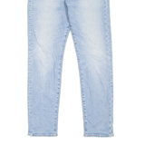 LEVI'S 512 BIG E Jeans Mens Blue Slim Tapered Stone Wash W32 L32