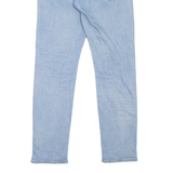 LEVI'S 512 BIG E Jeans Mens Blue Slim Tapered Stone Wash W32 L32