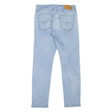 LEVI'S 512 BIG E Jeans Mens Blue Slim Tapered Stone Wash W32 L32
