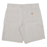 CARHARTT Mens Workwear Shorts Beige Relaxed L W36