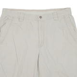 COLUMBIA Mens Workwear Shorts Beige L W36