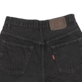 LEVI'S Womens Denim Shorts Black S W27